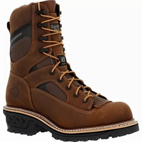 Georgia Boot Men's LTX Logger Composite Toe Waterproof Work Boot GB00617 Large Work Boots