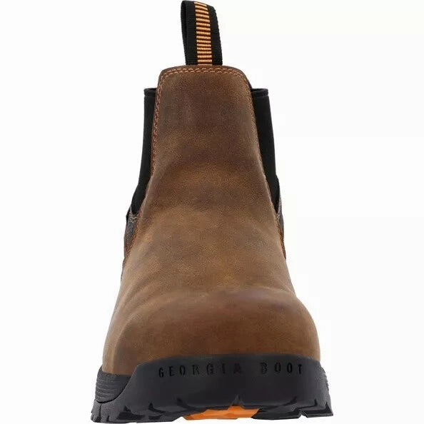 Georgia Boot Men's TBD Waterproof Chelsea Work Boot GB00599 Best Flexible Work Boots