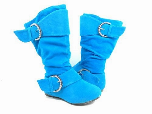 Adidas Shoes Porsche Design Girls Destiny-I Toddlers Studded Buckle Full Zipper Suede Boots