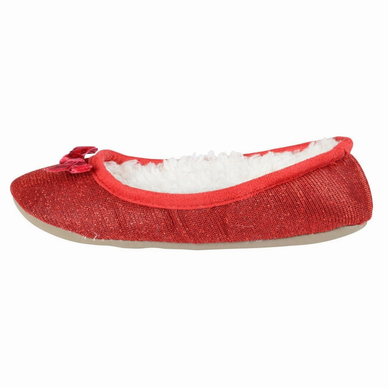 Sullivan Slippers Girls Sparkle Effect Ballet Slippers Assorted Colours