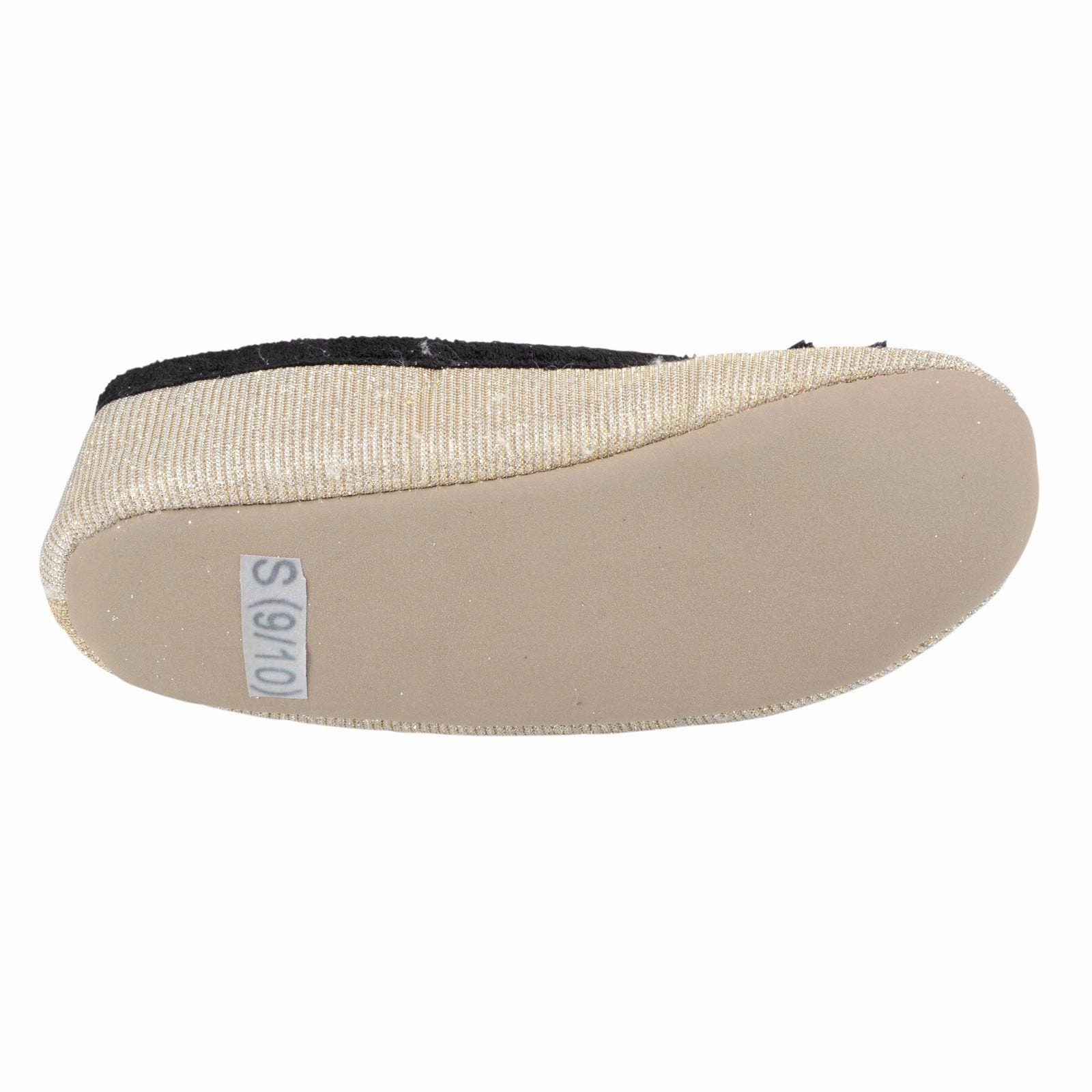 Girls Sparkle Effect Ballet Slippers Assorted Colours Toe Slippers By Canyon