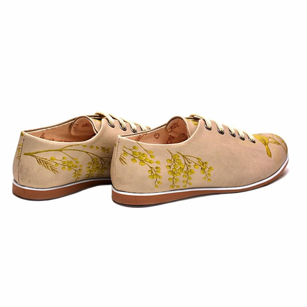 Removable insole Golden Bird Ballerinas Shoes SLV199