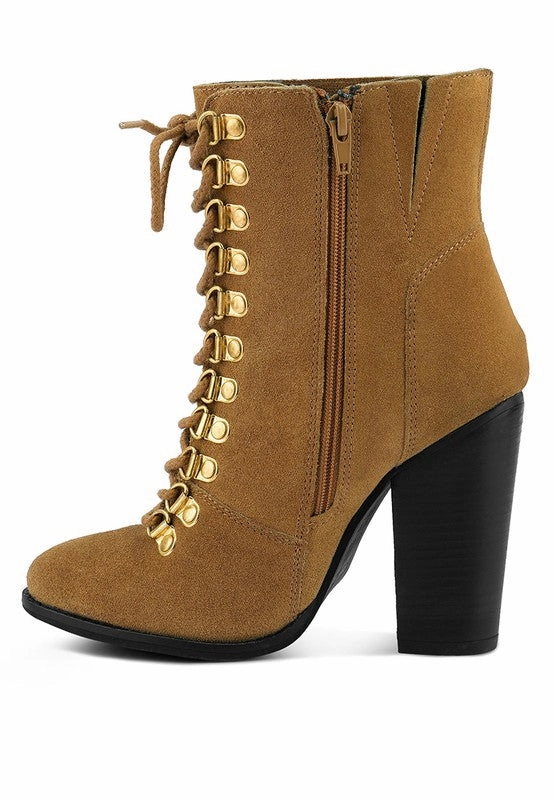 Adidas Velvet Shoes GOOSE-FEATHER Antique High Heeled Ankle Boot