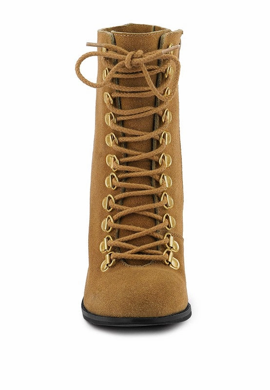 Adidas Samba Running Shoe GOOSE-FEATHER Antique High Heeled Ankle Boot