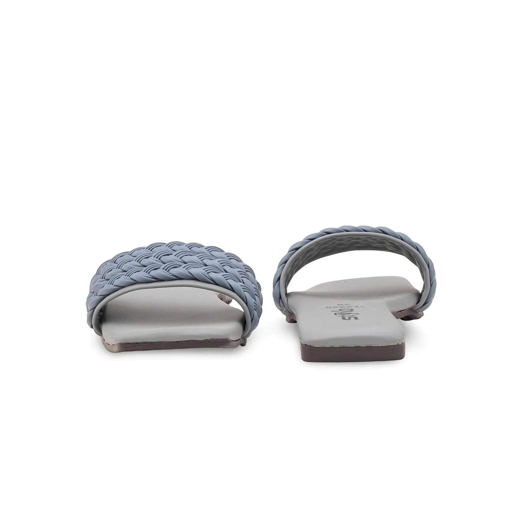 Ruby Slippers New Orleans Grey Casual Slipper For Ladies CL2226