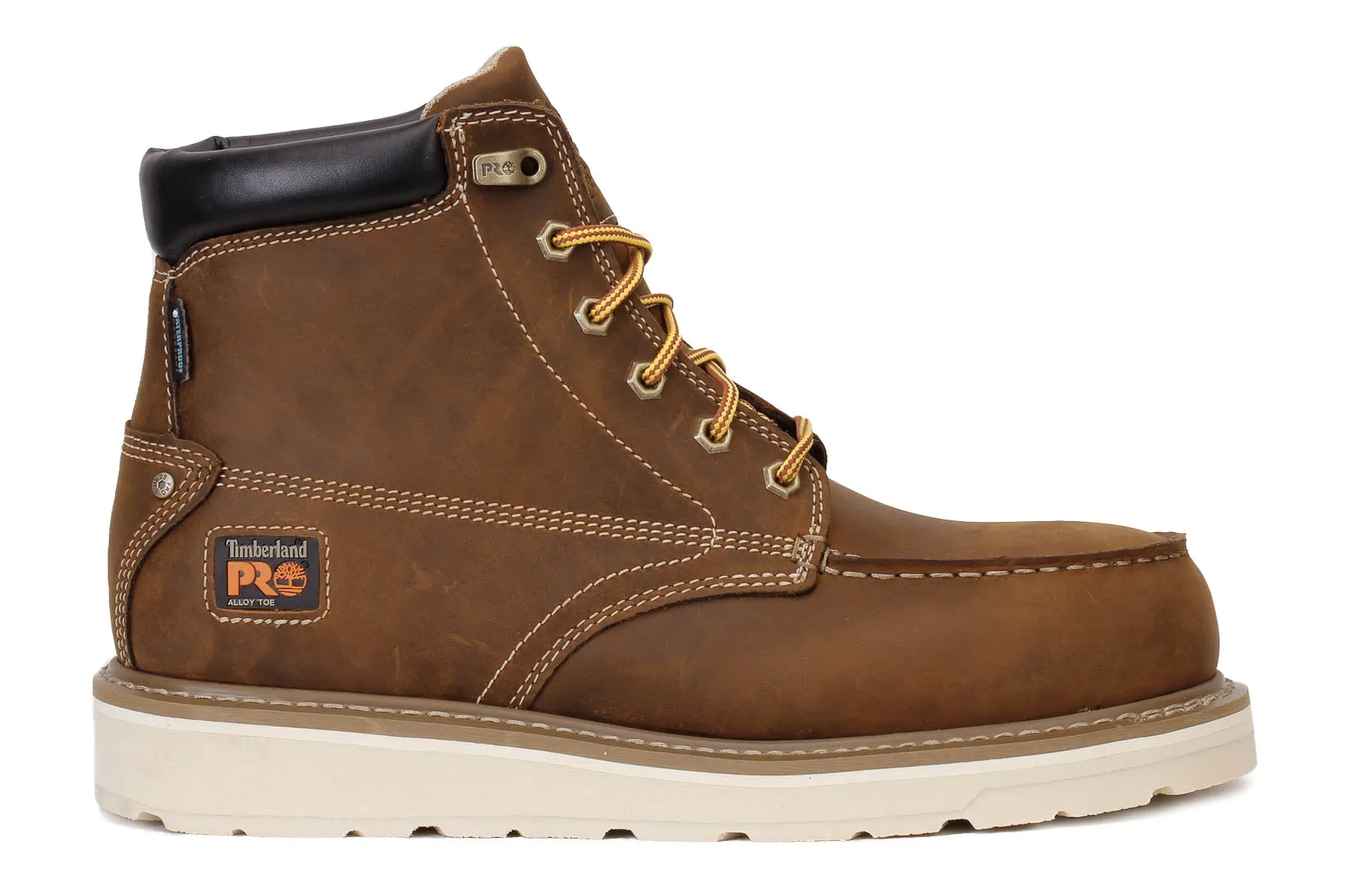 Cheap Leather Work Boots Gridworks 6" Alloy Toe Waterproof Work Boots