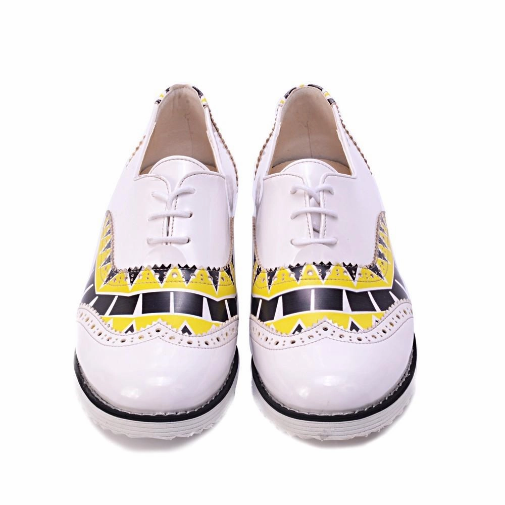 Teen Fun Travel Light Pattern Oxford Shoes GNG301