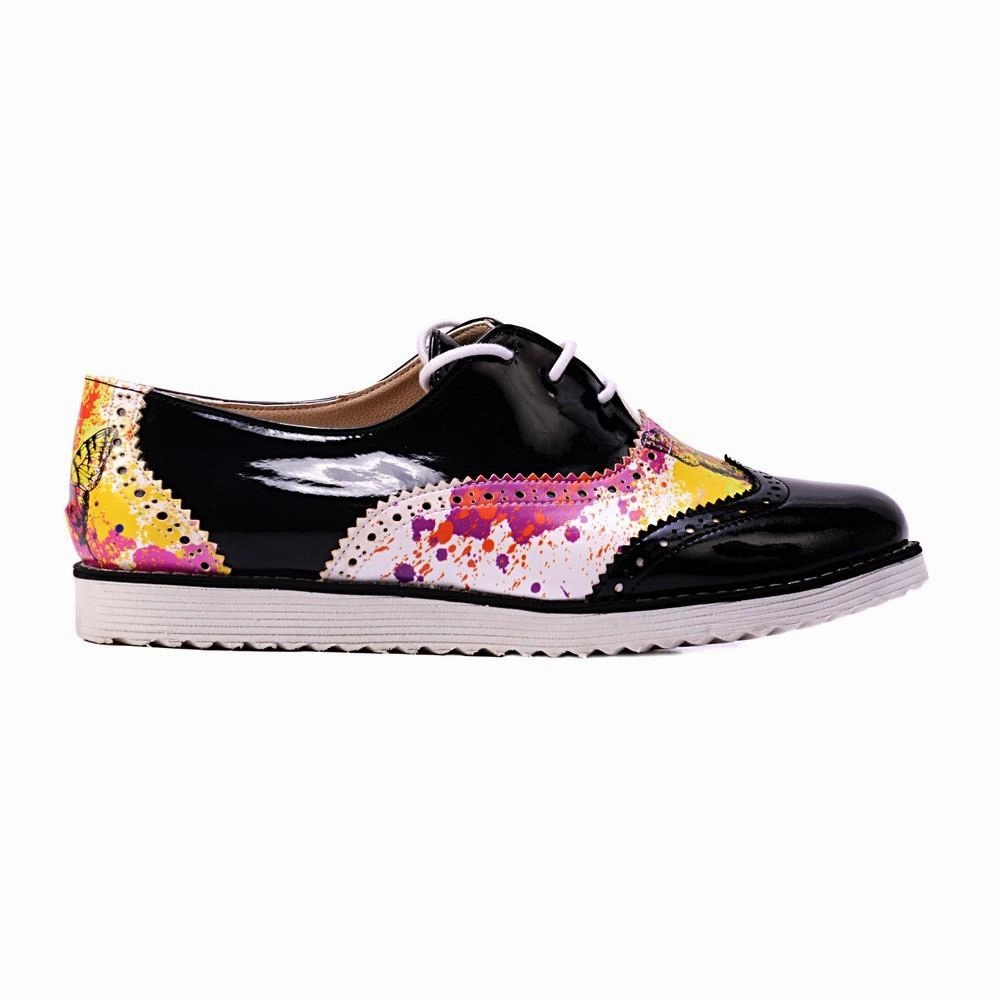 Deep Shade Office Smart Butterfly Oxford Shoes GNG202