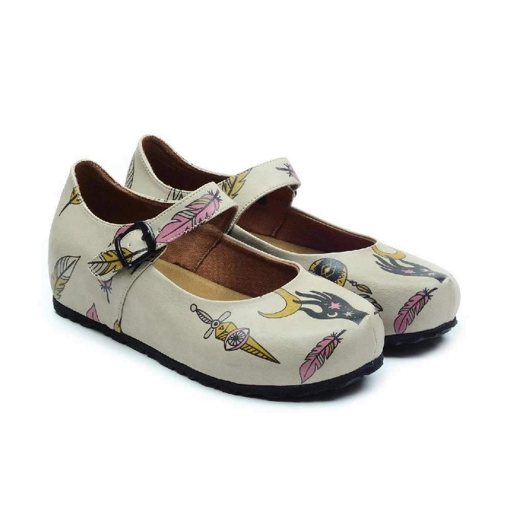 Ballerinas Shoes GBL212 Comfort Run Soft Tone
