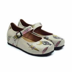 Ballerinas Shoes GBL212 Comfort Run Soft Tone