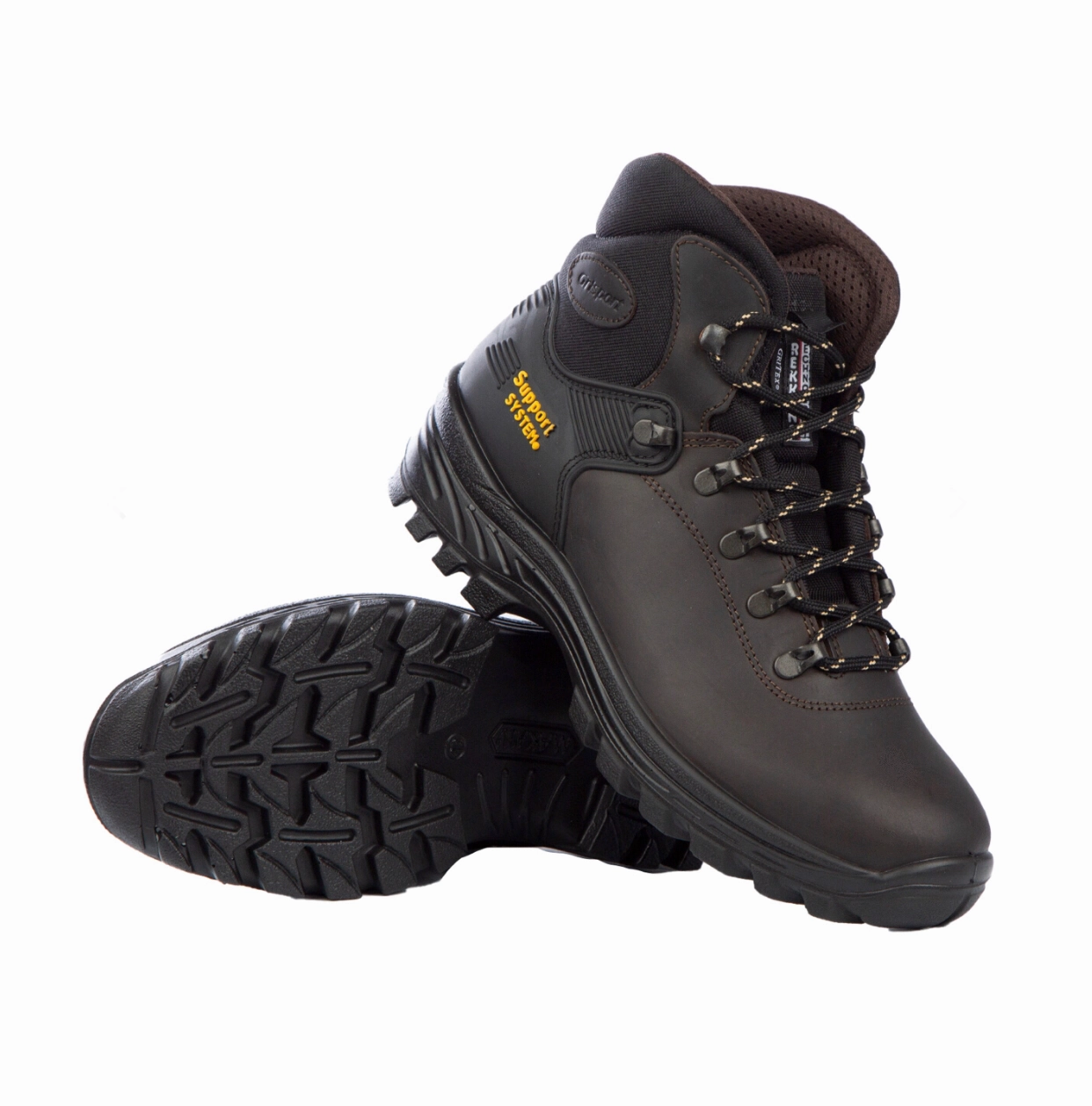 Hiking Boots The North Face Grisport 10242D26G Lontra Dark Brown Dakar Trekking 2 Waterproof 6 Eyelet Hiking Boot Made In Italy