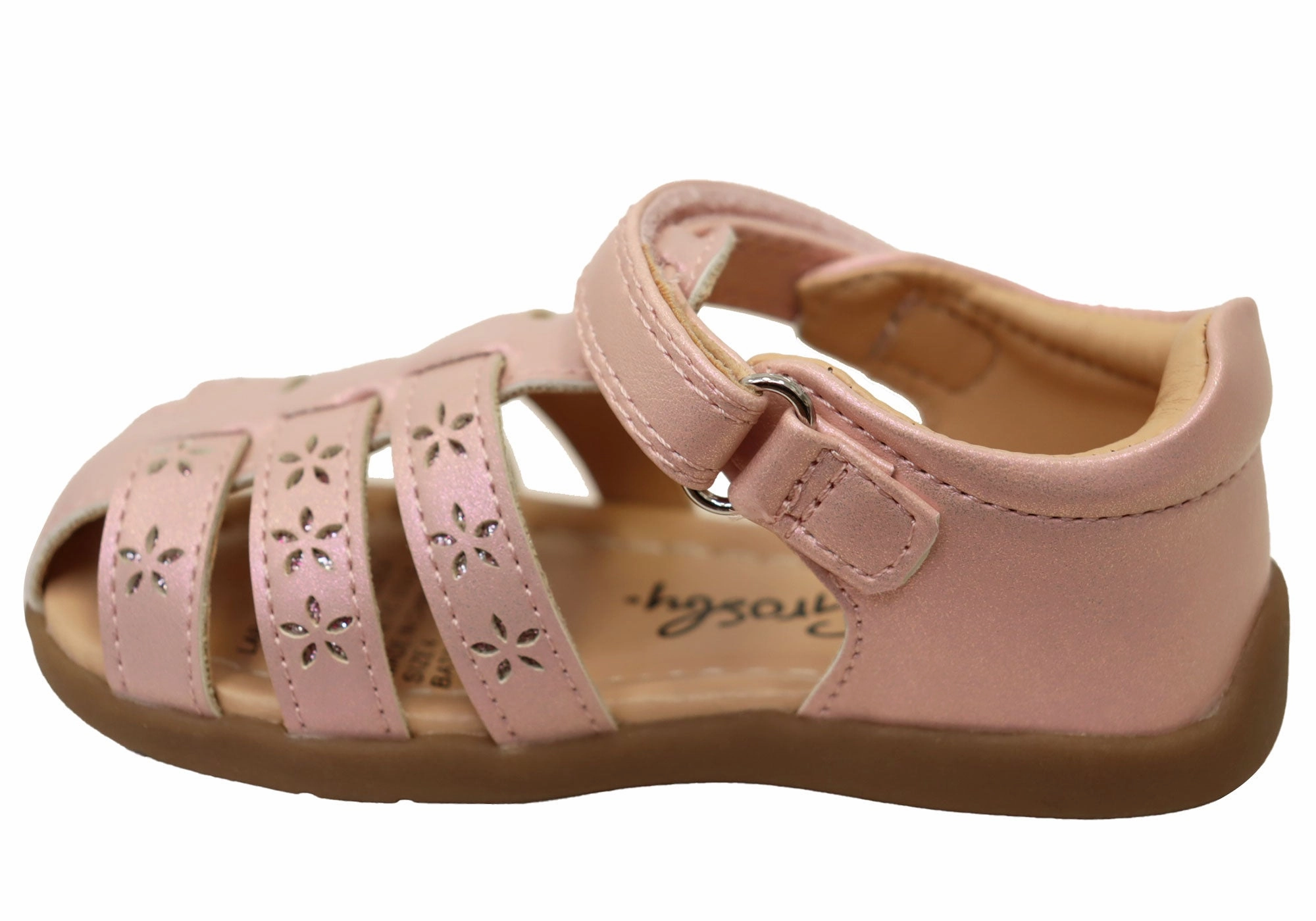 Cork Platform Sandals Grosby Lara Baby Toddler Kids Girls Kids Sandals Pink Shimmer