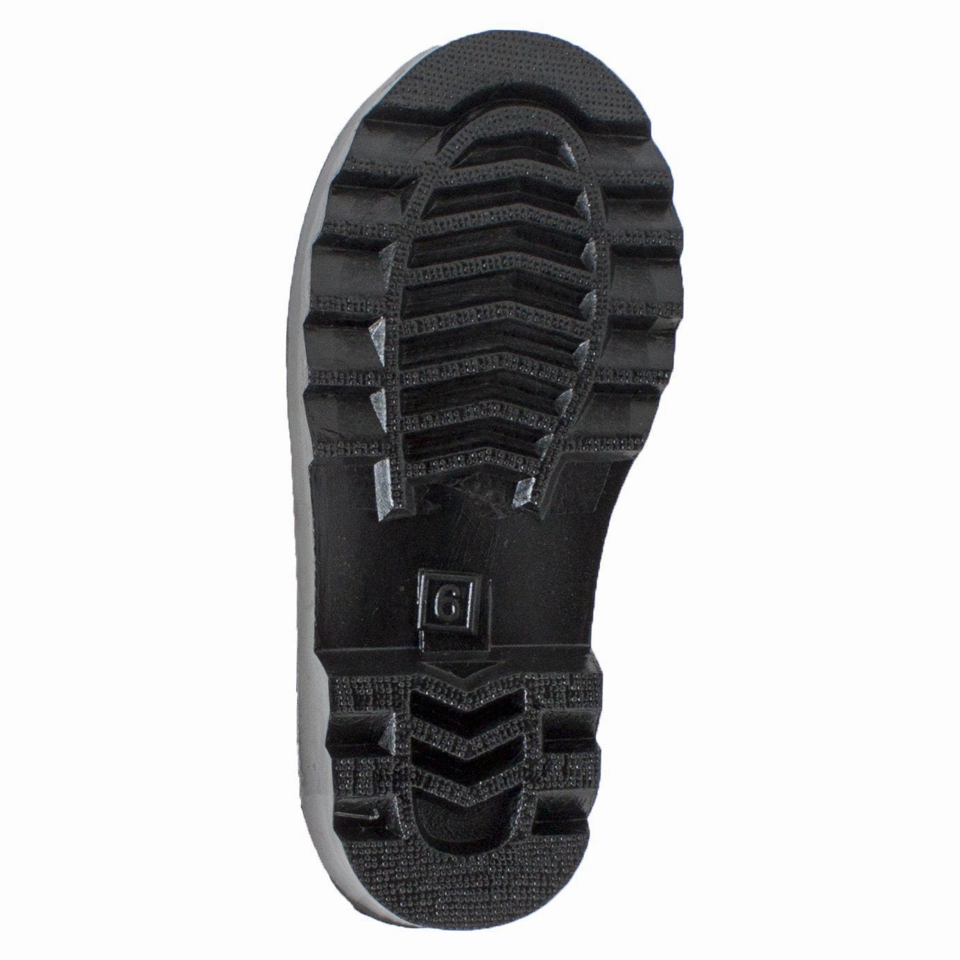 Square Toe Work Boots Children's 3D Tractor Pink Rain Rubber Boots