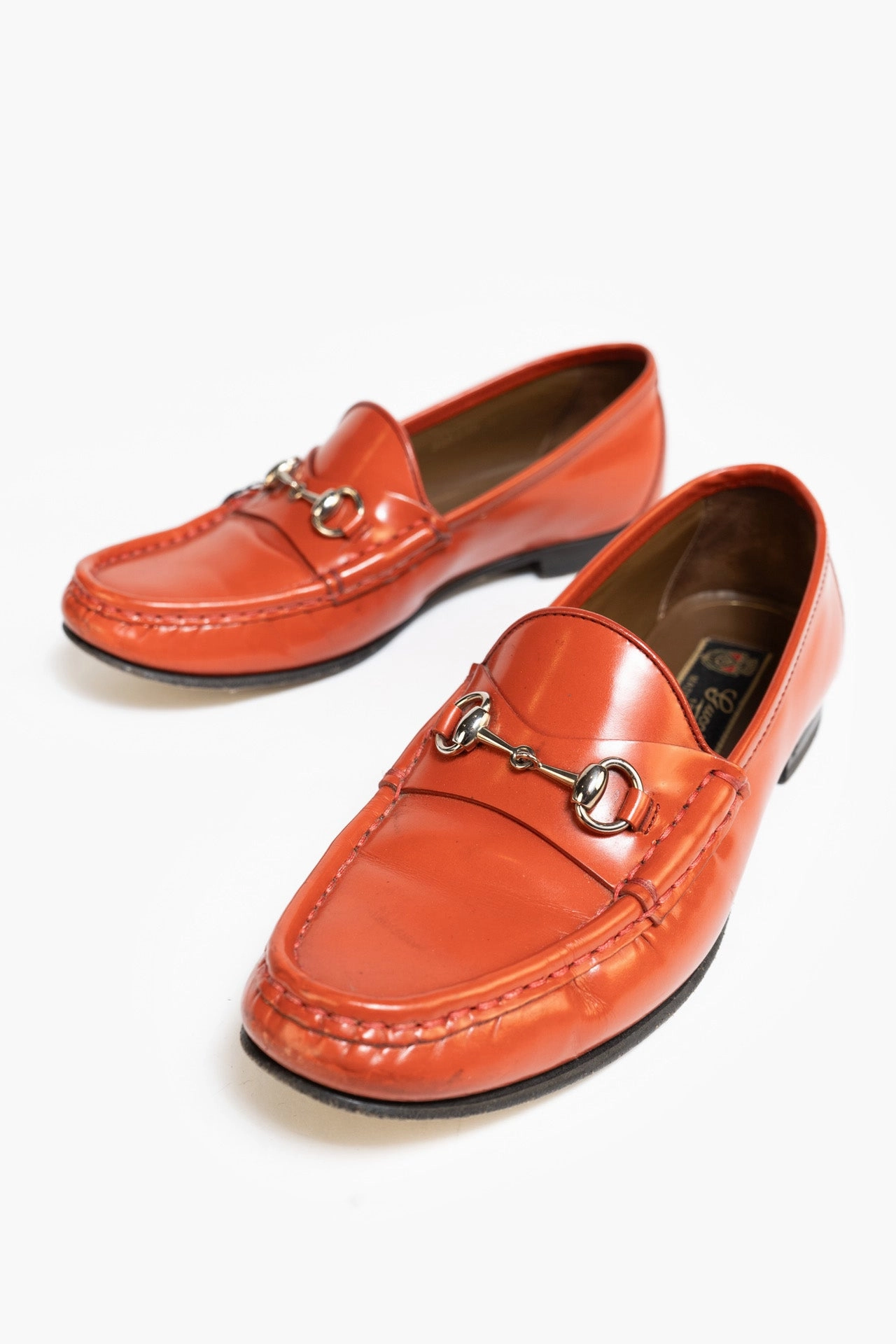 Gucci Horsebit 1953 Loafers In Orange - Size 36 Earth Shoes Loafers