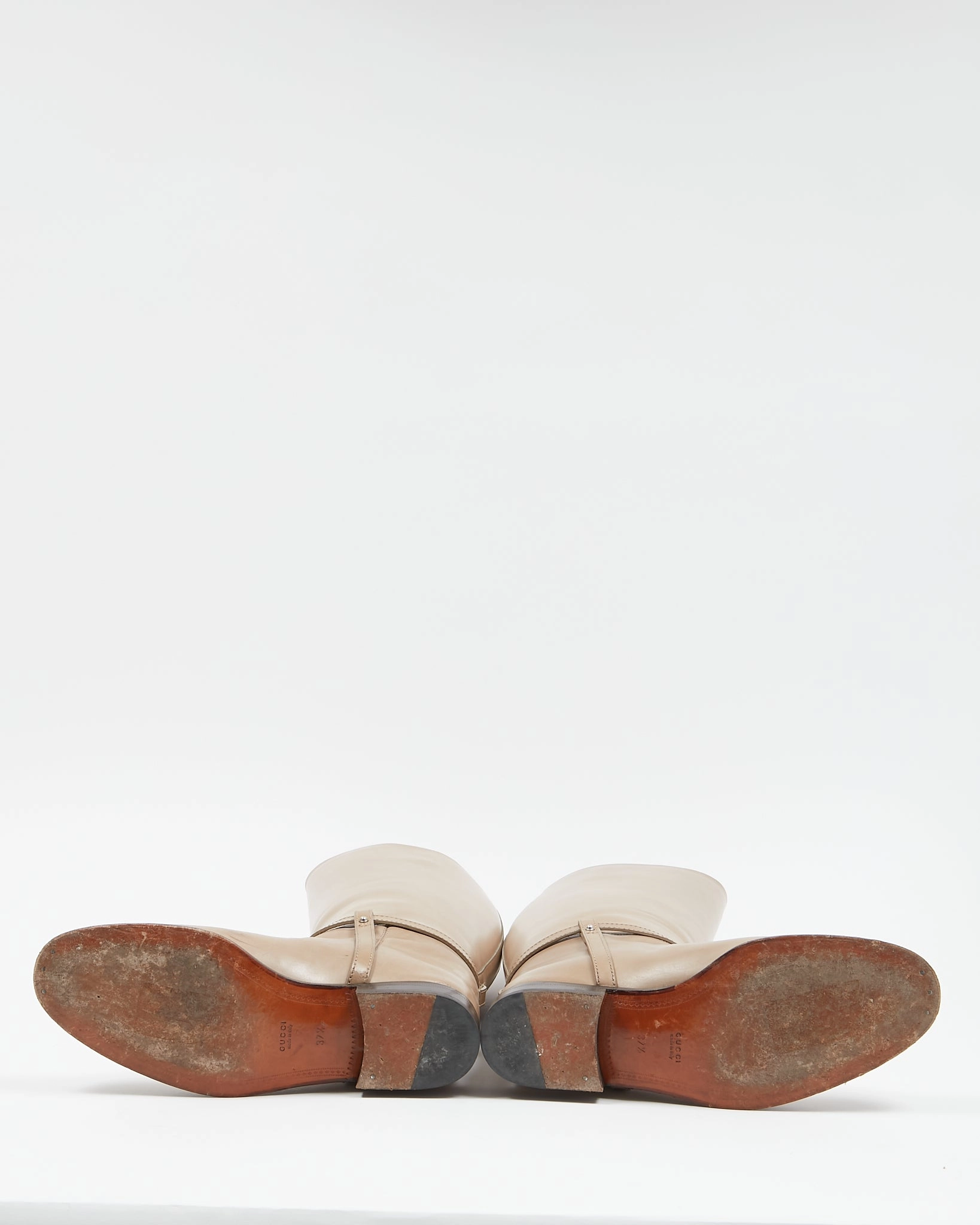 Gucci Taupe Smooth Leather G Riding Boots - 37.5 Adidas Shoes Campus 00s