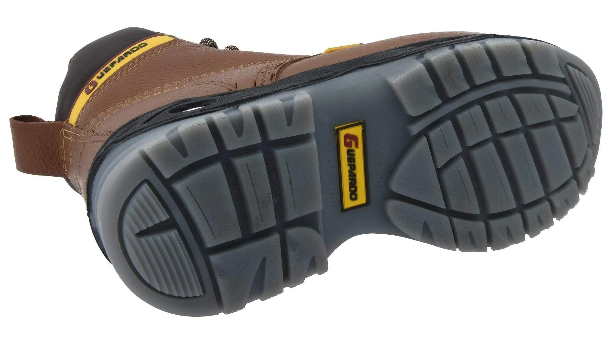 GUEPARDO NDP-0503 Work Boots for Men 6" BROWN, Steel toe. Heavy Duty Steel/Composite/Soft Toe Work Boots for Men, Goodyear Welt, Extremely Comfortable Durable Proved, Superior Oil/Slip Resistant, Thicker Leather Work Boots Home Depot