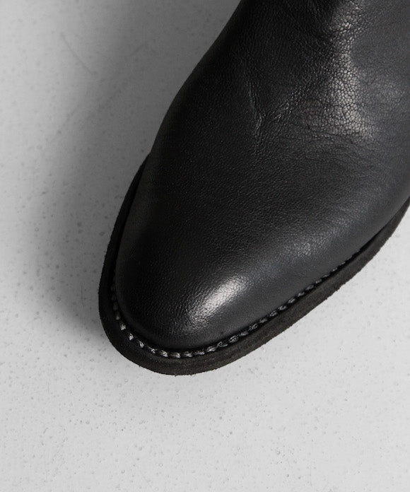 Clearance Western Boots GUIDI Texan sabot "BLACK"