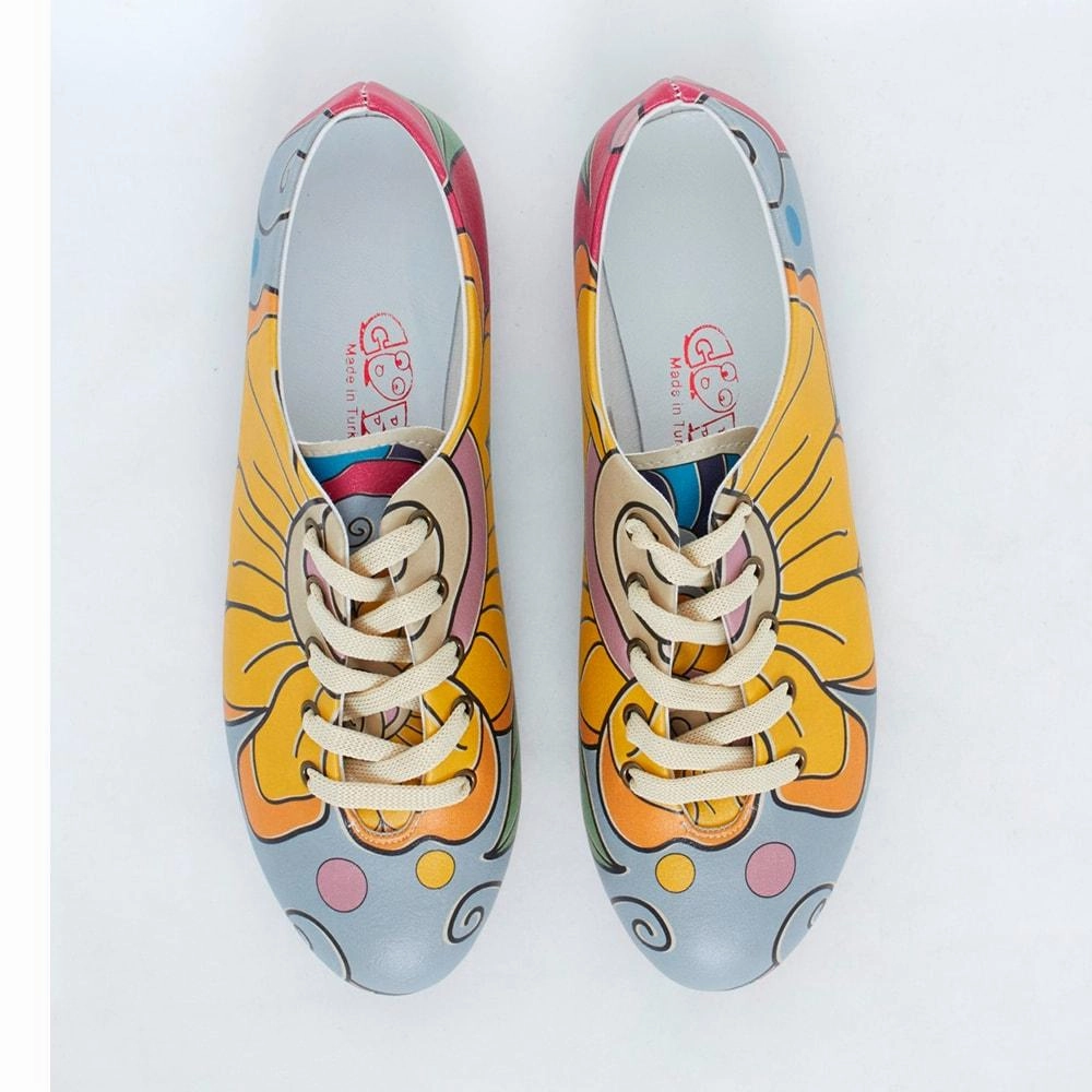 Flower Art Ballerinas Shoes SLV074 Cool Tone