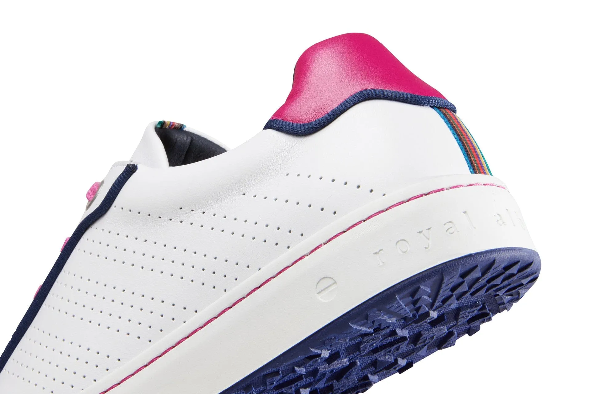 Hampton | White/Fuchsia neutral and versatile Padded Tongue