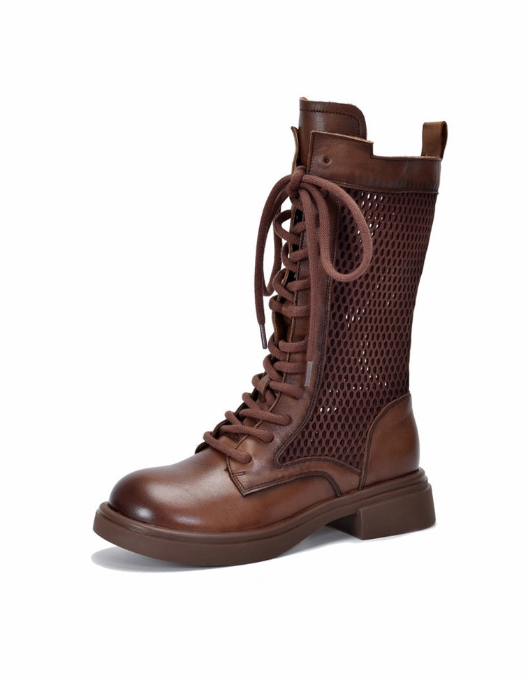 Handmade Lace-up Long Leather Boots for Summer Adidas F50 Indoor Soccer Shoes