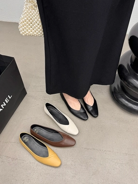 Loafers With Grey Suit binfenxie  -  Casual Women Loafers Autumn Dress Shoes Low Heeled Black Beige Brown Yellow Casual Slides Mules Shoes Woman Ballte Dance Mules