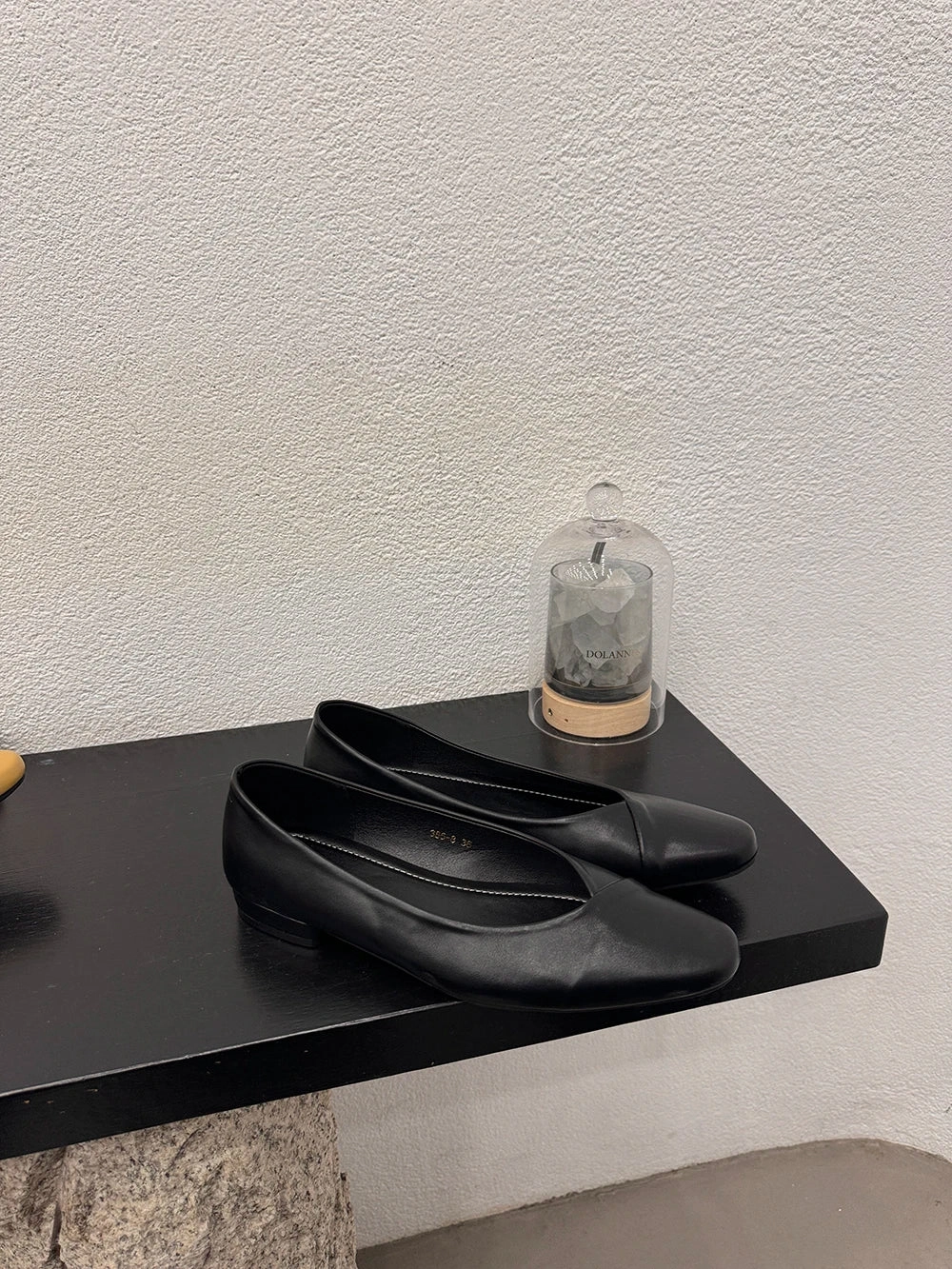 binfenxie  -  Casual Women Loafers Autumn Dress Shoes Low Heeled Black Beige Brown Yellow Casual Slides Mules Shoes Woman Ballte Dance Mules Loafers Bamboo