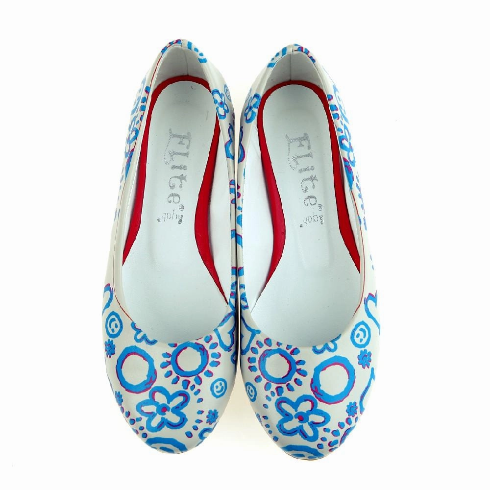 Happy Sky Ballerinas Shoes 1062 Party Mood Cushioned Insole