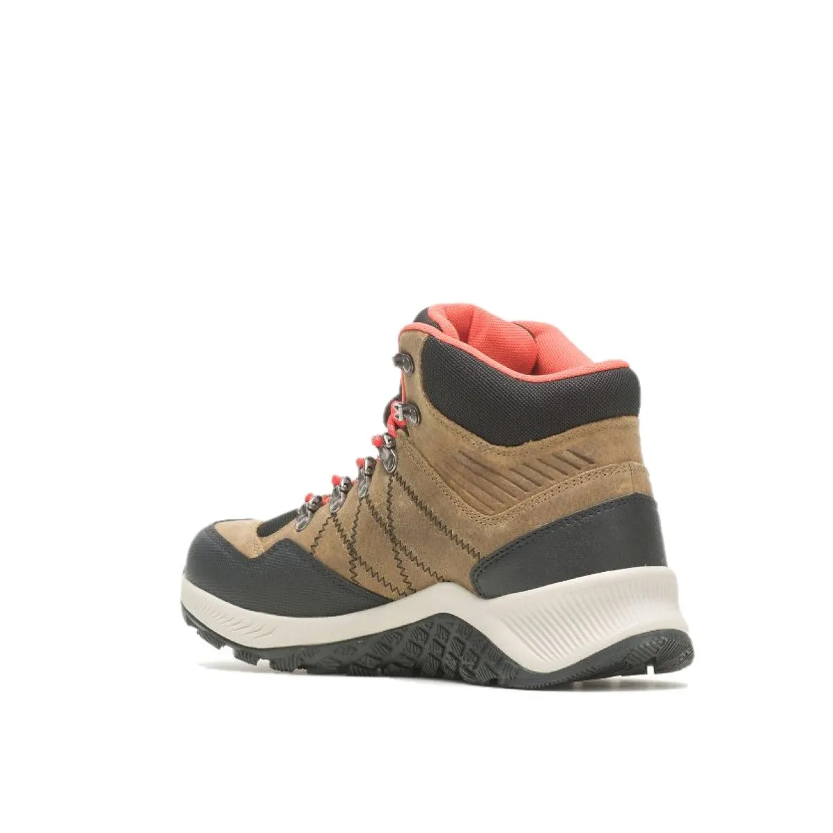 Ergonomic Comfort WOLVERINE W880371-EW LUTTON HIKER WP MN'S (Extra Wide) Gravel Leather Hiking Boots