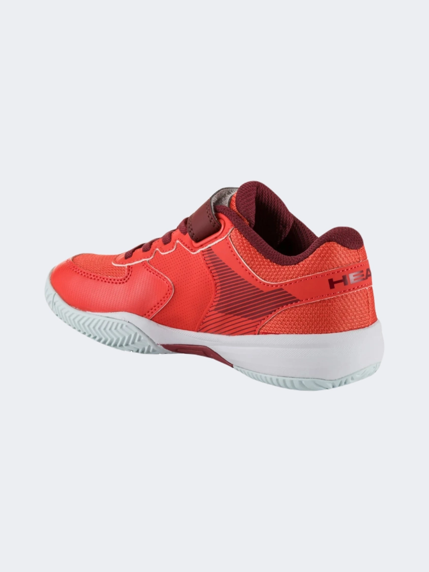 Head Sprint Velcro 3 Kids Tennis Shoes Red/White Ordr The Best Tennis Shoes