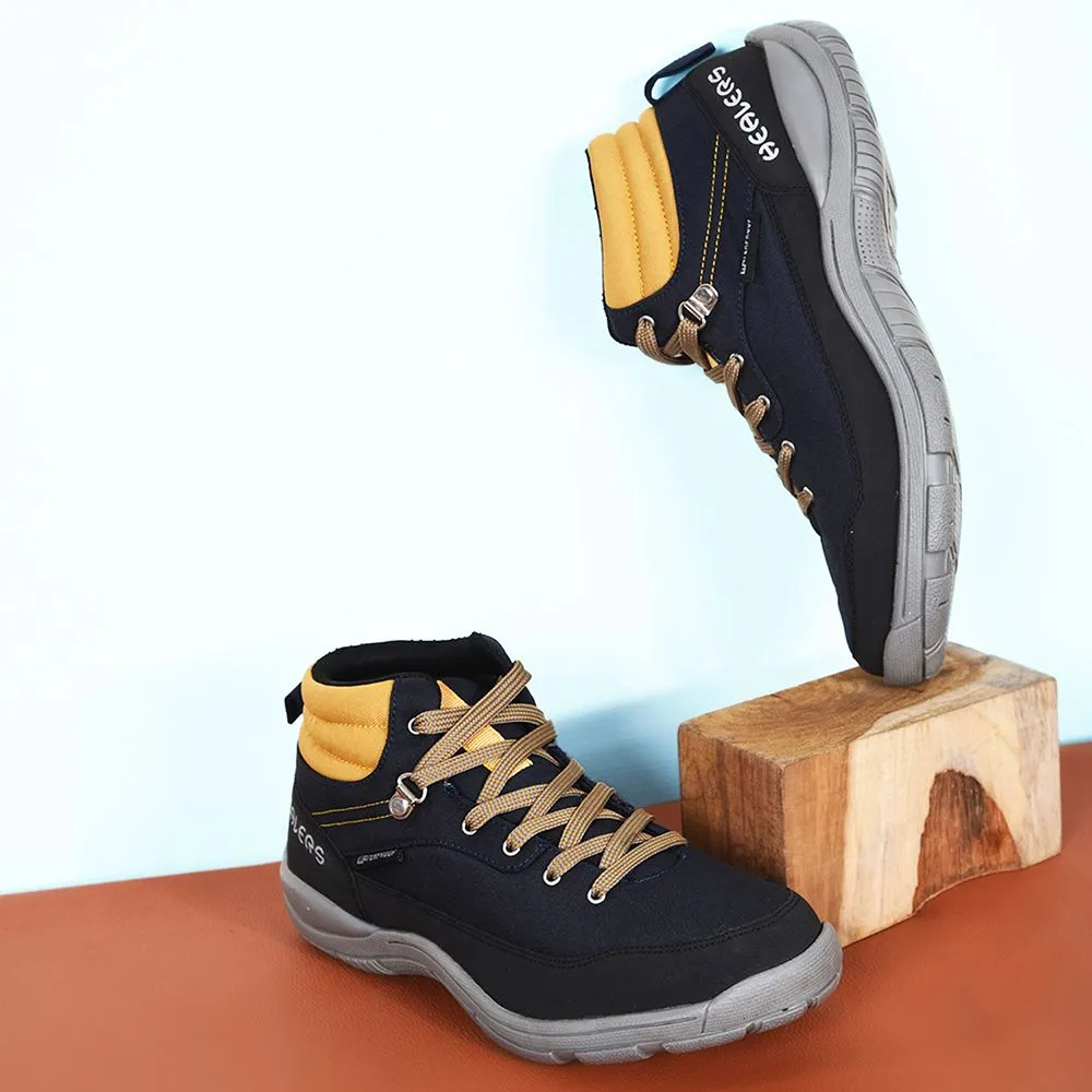 Healers Sports Trekking Navy Blue Lacing Shoes For Men RACE-1 By Liberty Under Armour Project Rock 1 Training Shoes