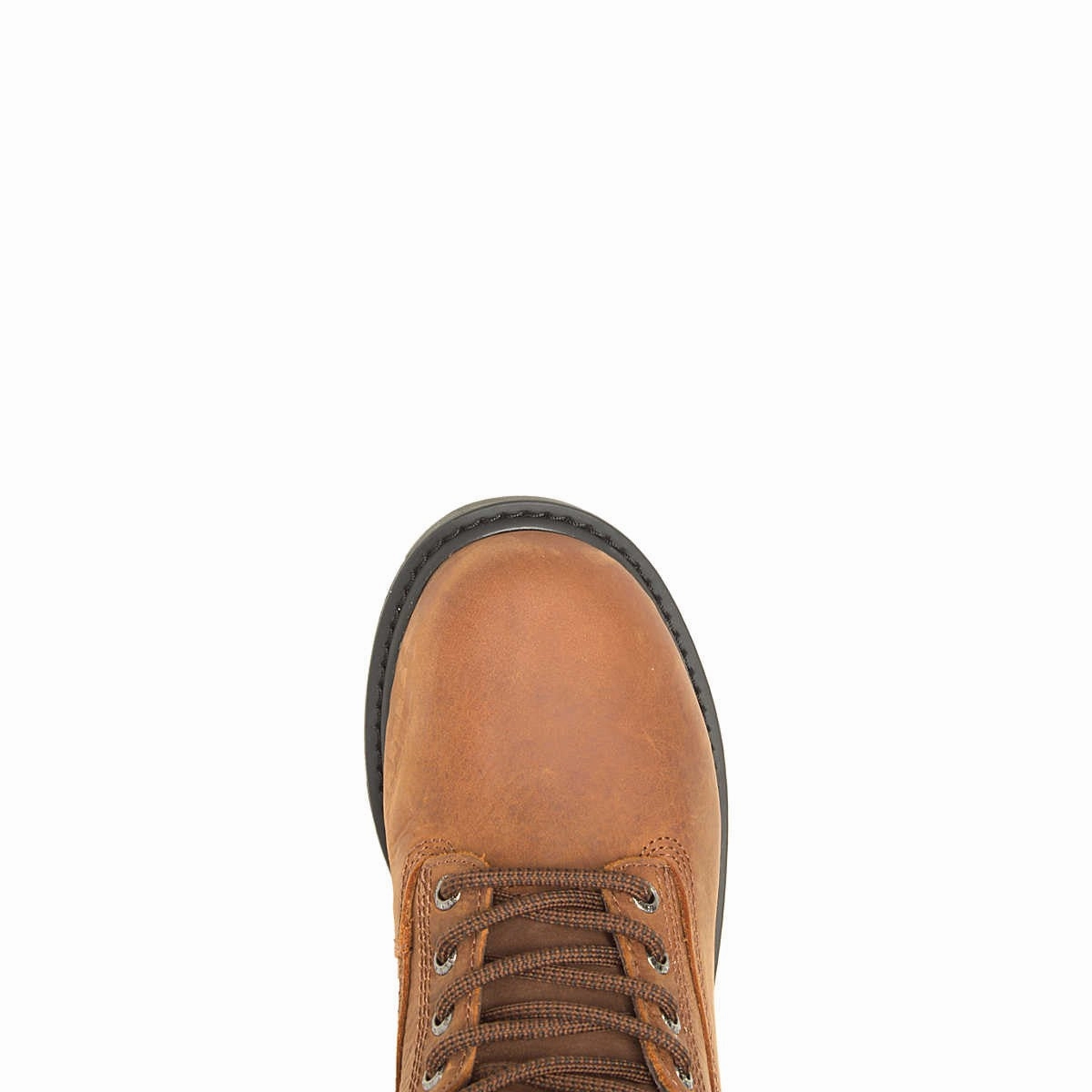 WOLVERINE W220015-W FLOORHAND INSULATED 6'' WP WMN'S (Wide) Dark BrownLeather Work Boots Calm Step Urban Chill