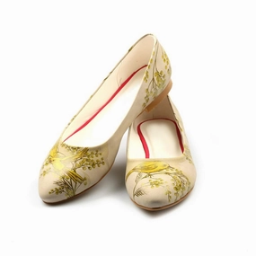 Golden Birds Ballerinas Shoes NVR201 Foot Ease