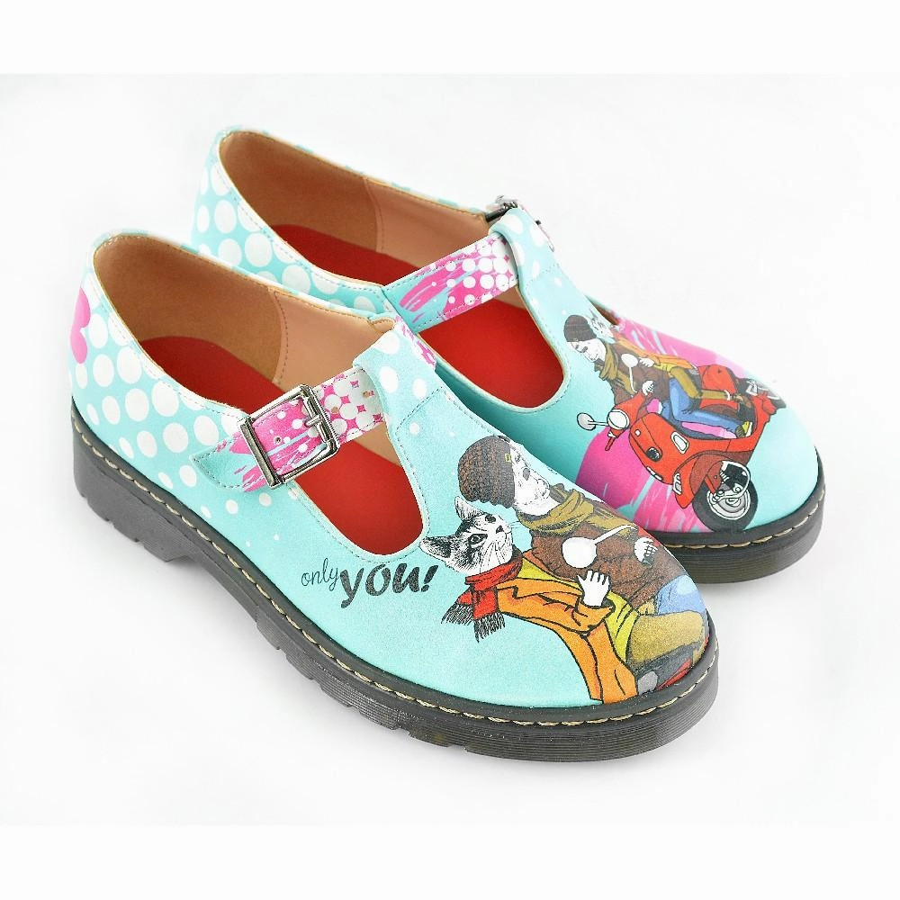 Padded collar Oxford Shoes WAMX106