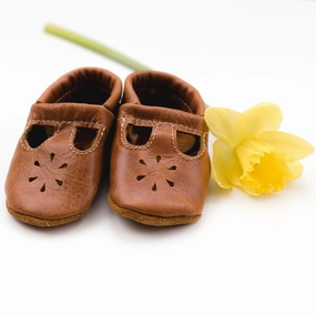 Saddle T-Strap Shoes Baby and Toddler High Heel Shoes For Wedding