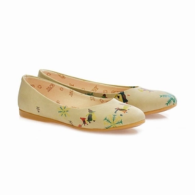 Penguins Ballerinas Shoes 1006 Skin Soft