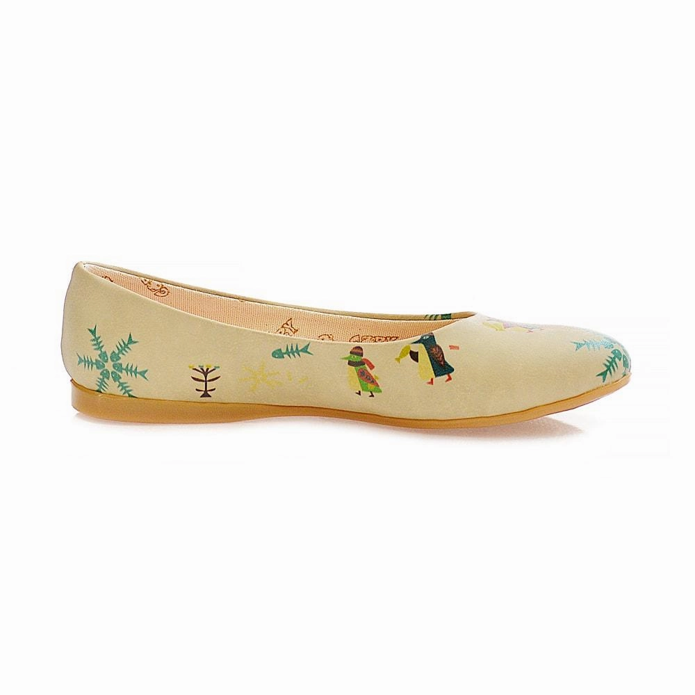 Penguins Ballerinas Shoes 1006 Sport Active Concert Mood