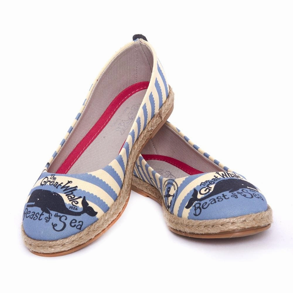 Calm Step Dry Fast Great Whale Ballerinas Shoes FBR1200