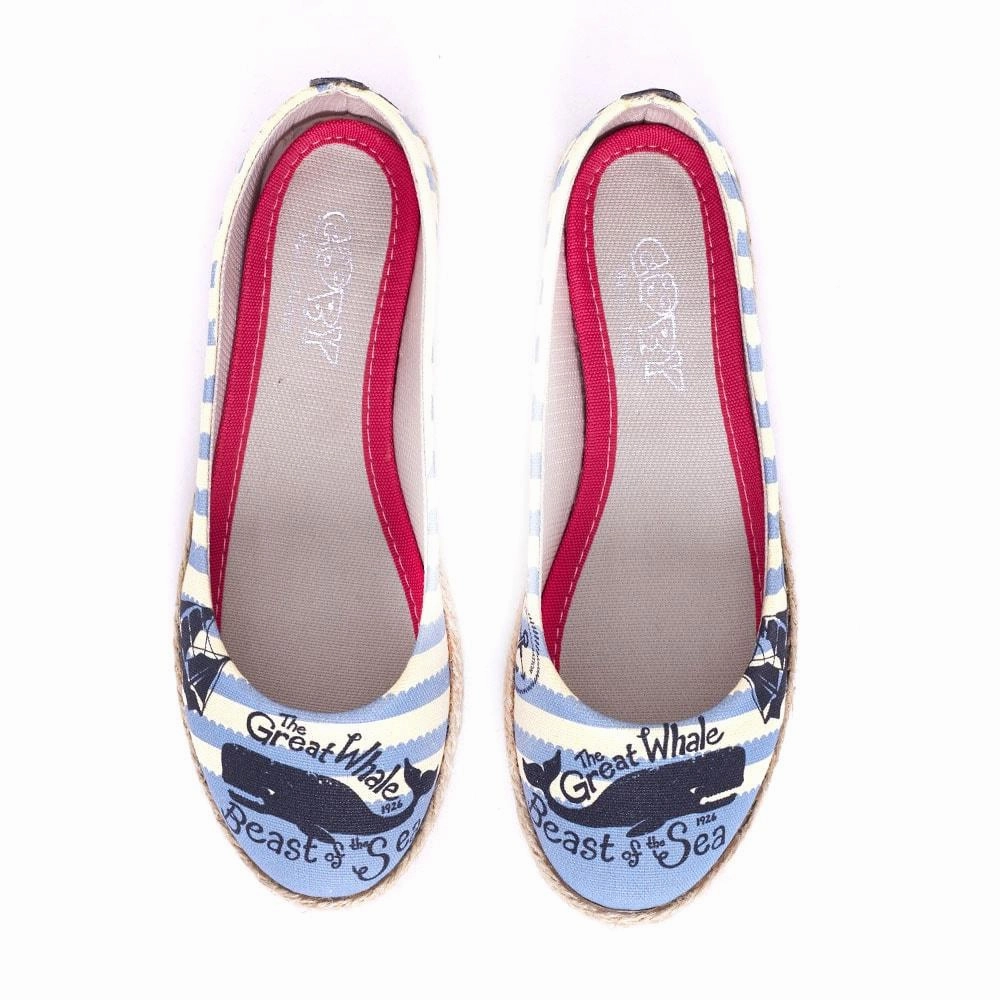 Video Look Great Whale Ballerinas Shoes FBR1200