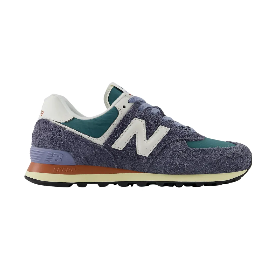 NEW BALANCE U574WBG 574 MN'S (Medium) Dark Artic Grey/Sea Salt Suede & Mesh Lifestyle Shoes Partner Run