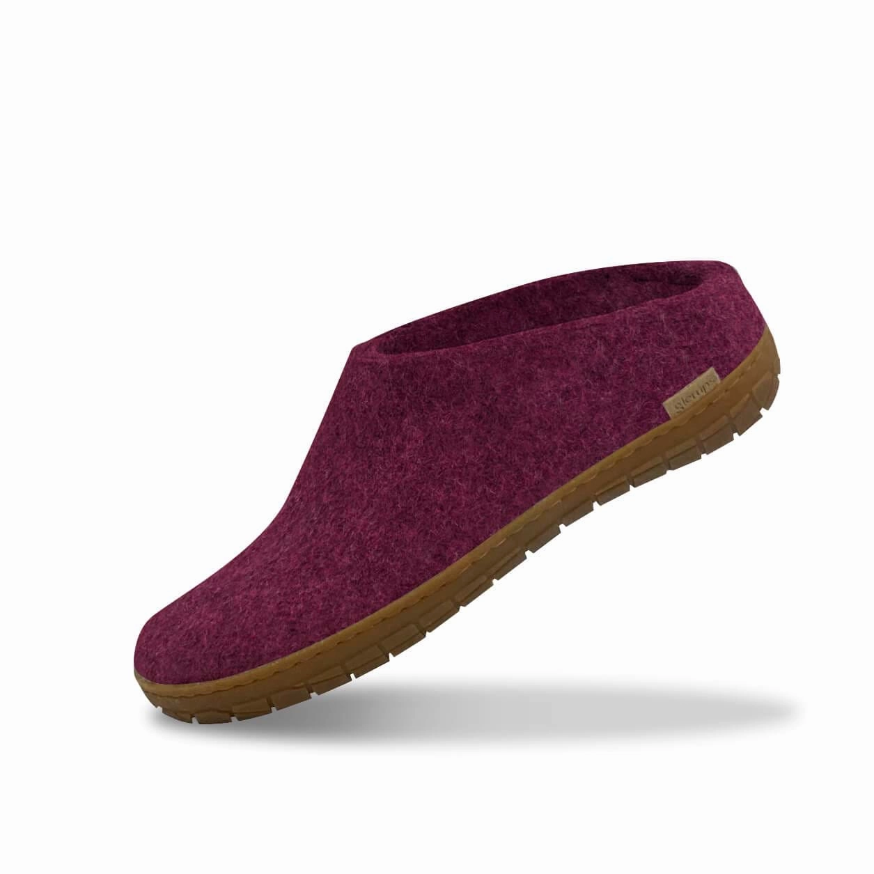Flexible Cushion Slip-on with natural rubber sole - honey - Cranberry