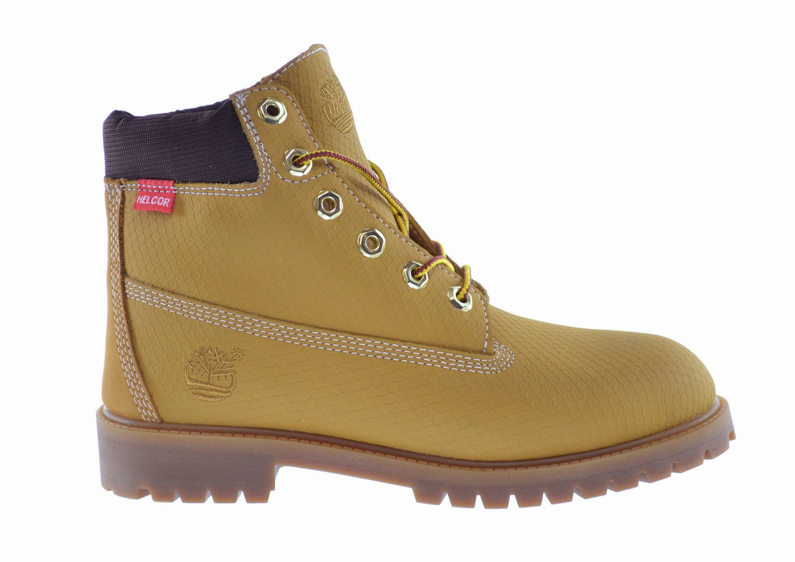 Top Rated Leather Hiking Boots Timberland Big Kids 6 Inch Premium Weather Proof Boot Wheat/Nubuck
