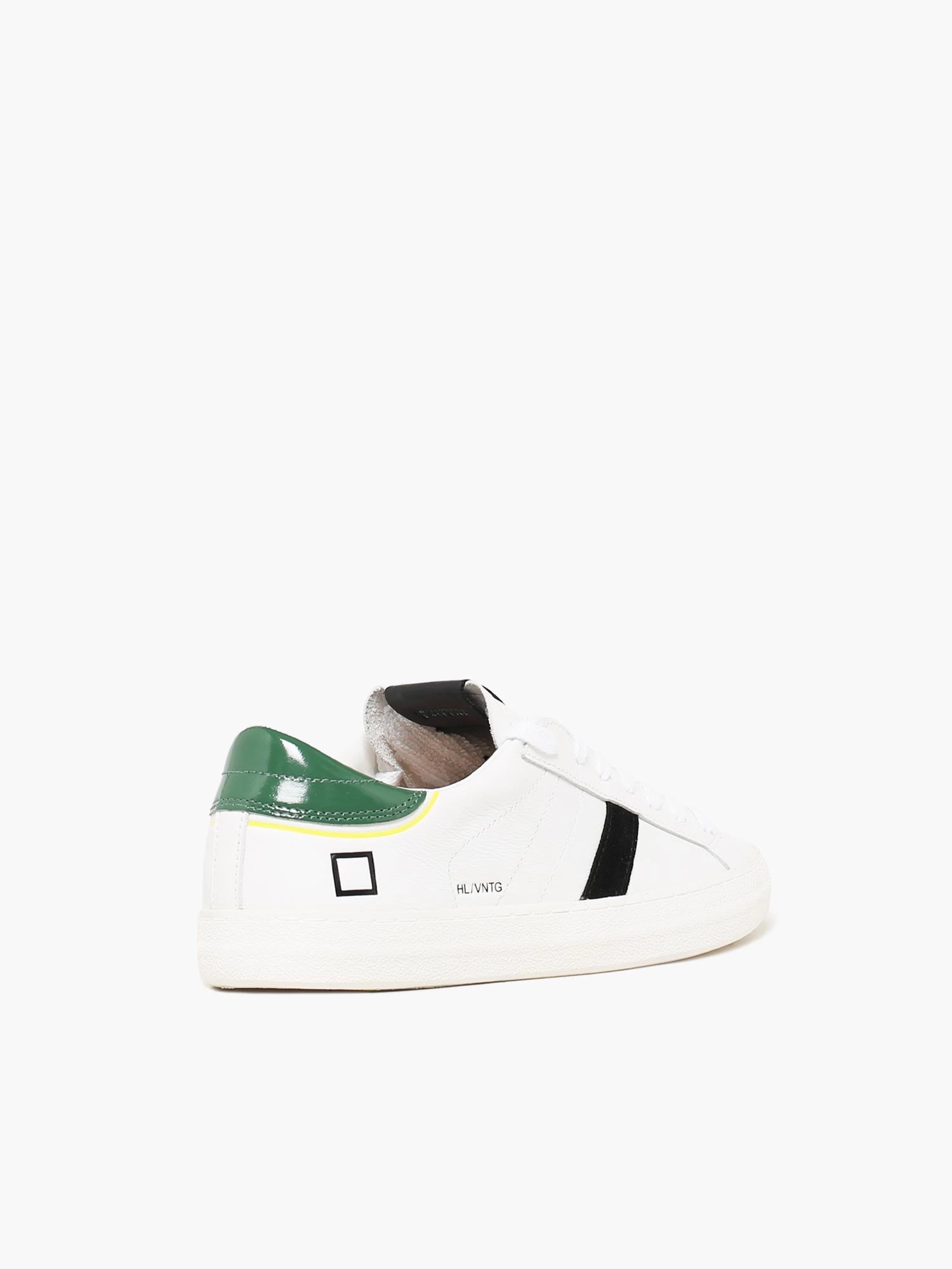 Hill Low White Green leather Sandals Slides