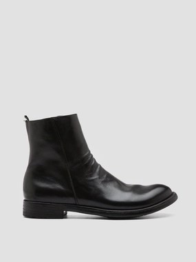 HIVE 010 - Black Leather Boots Best Fall Boots