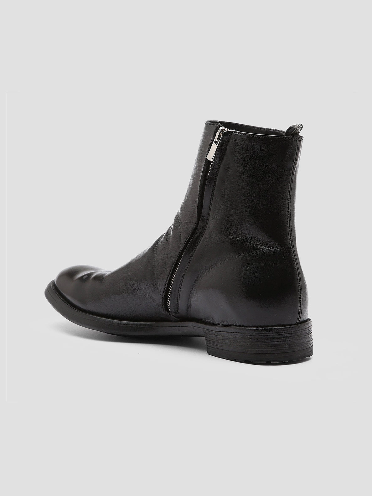Dress Shoes Boots HIVE 010 - Black Leather Boots