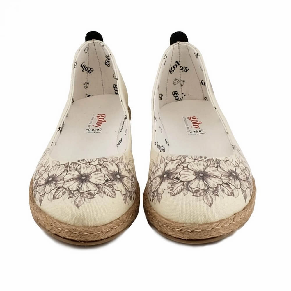 Ballerinas Shoes FBR1246 Canvas Cotton Touch