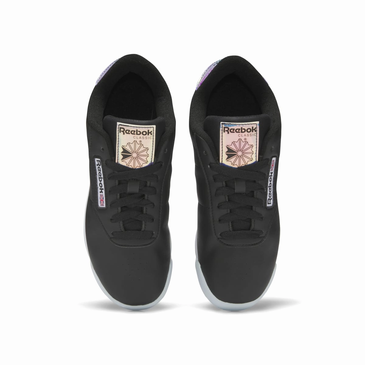 Modern Fit REEBOK HP9022 PRINCESS WMN'S (Medium) Black/White/Blue Synthetic Lifestyle Shoes