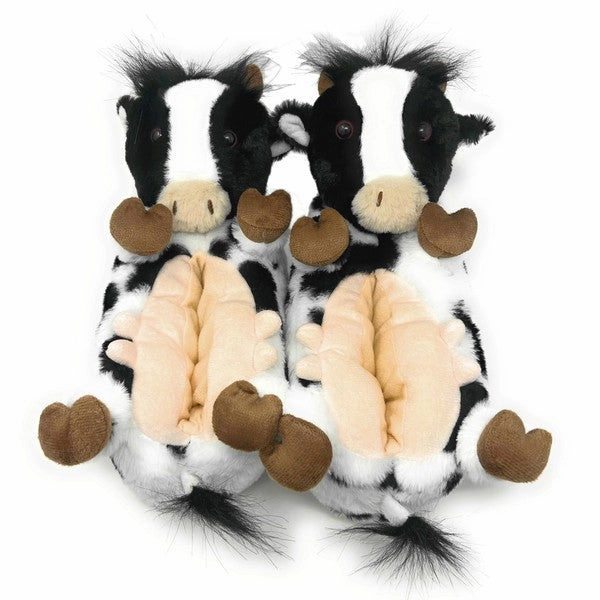 Slippers For Wedding Howdy Cow - Kids' Cute Plush Animal Slippers