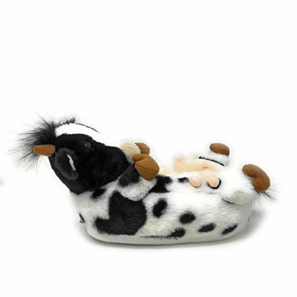 Taco Slippers Howdy Cow - Kids' Cute Plush Animal Slippers