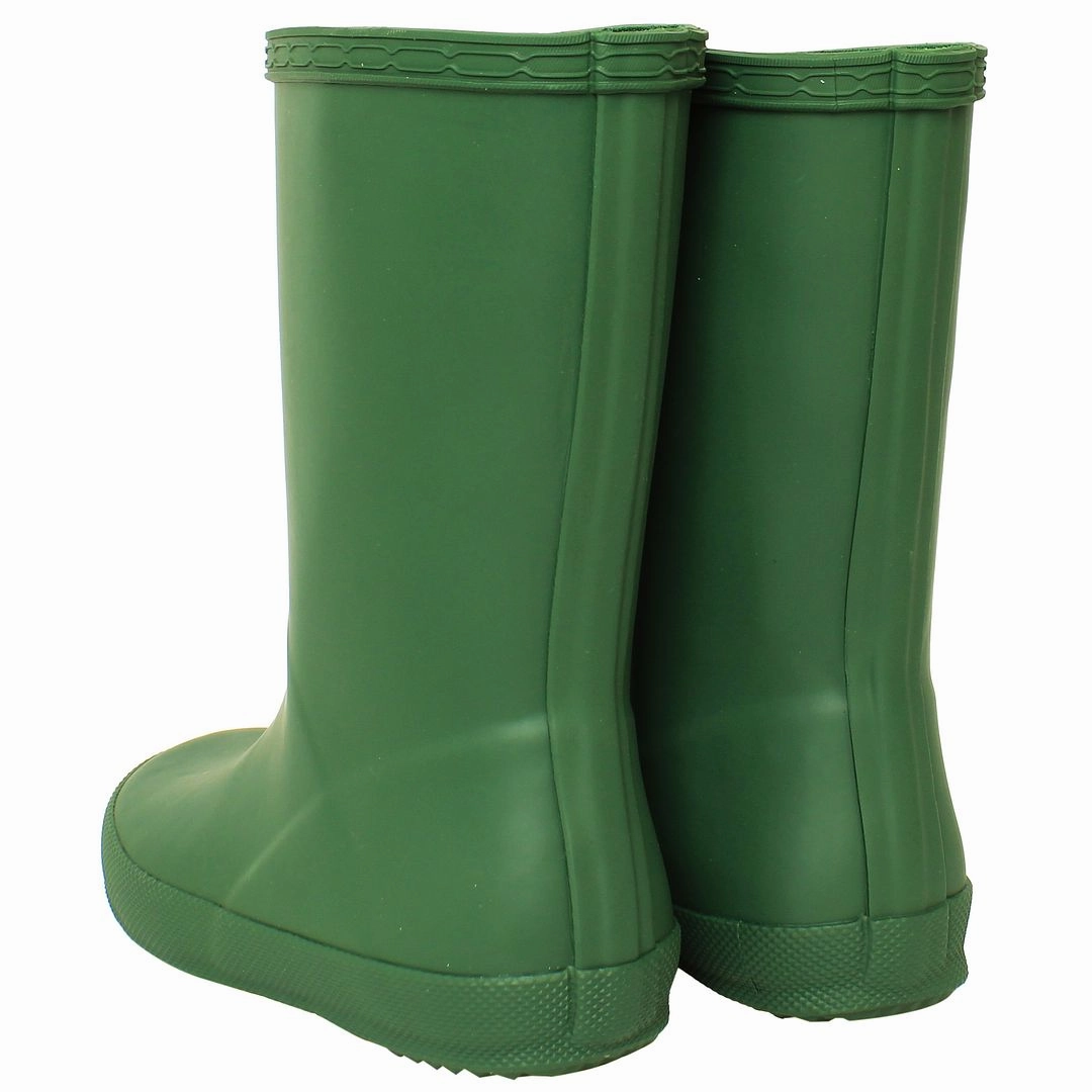 Hunter Original First Kids Green Wellington Boots Nick Boots