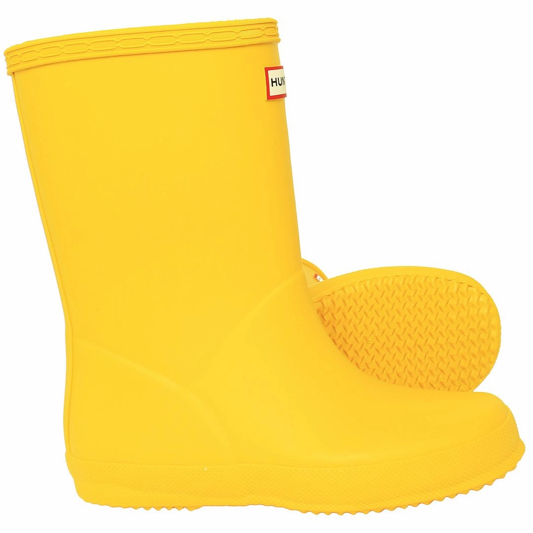 Red Hunter Wellington Boots Hunter Original First Kids Yellow Wellington Boots